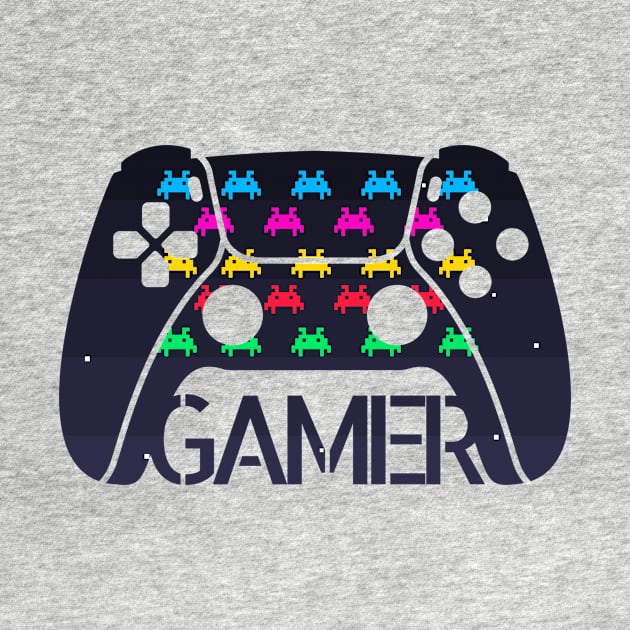 Gamer Controller Silhouette by MrDrajan